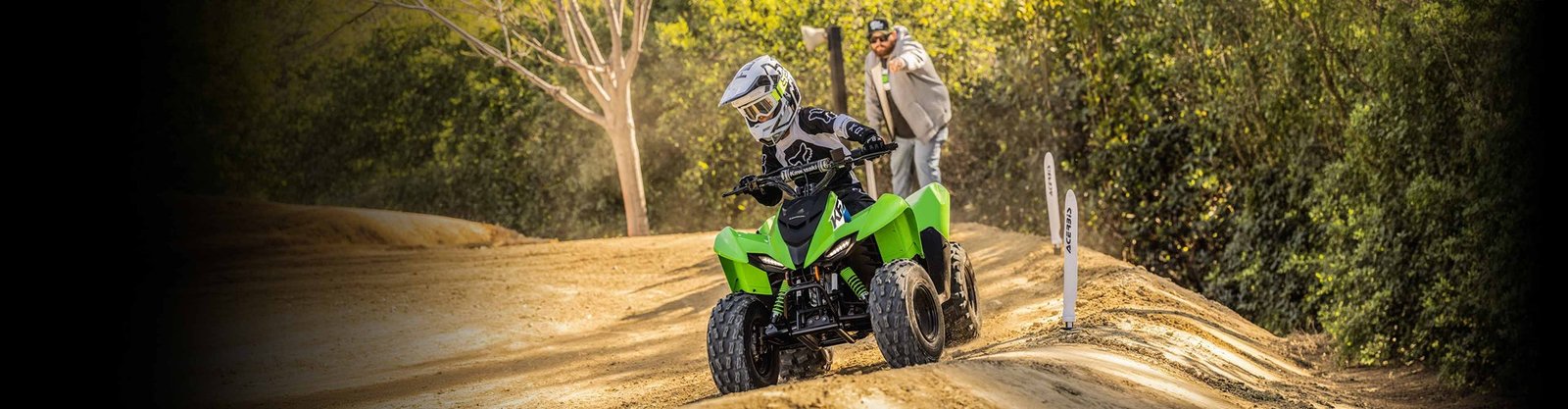 2026 Kawasaki KFX® 90 GREEN — photo 2
